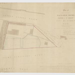 Plan of proposed site for a sailors home, Parish of St....