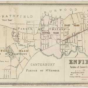 Enfield [cartographic material] : Parishes of Concord &...