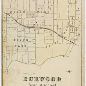Burwood [cartographic material] : Parish of Concord / l...