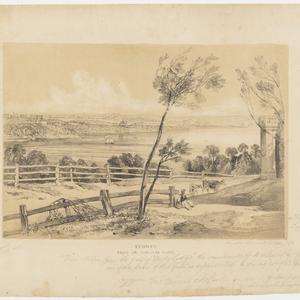 Sydney, from Mrs Darling's Point. [A view, including Ru...