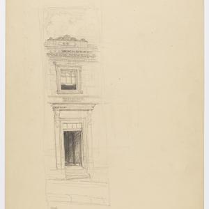 Unfinished study - House in Jamison Street, Sydney. [A ...