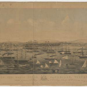 View of the North Shore, Sandridge, Victoria, 1862 / dr...