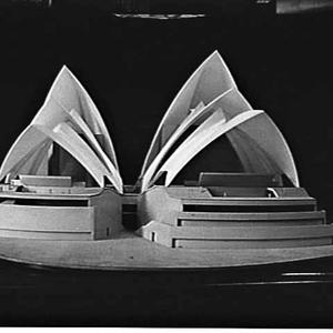 Architectural model of the Sydney Opera House, Dept. of...