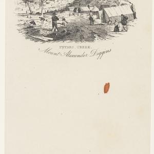 Fryers Creek, Mount Alexander Diggings [a view], 1850-1...