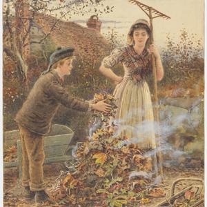 Autumn leaves, 1882 / by G.G. Kilburne