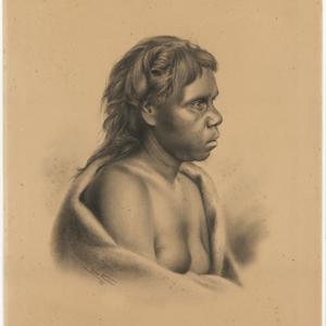 [Portrait of an Aboriginal woman], 1895 / by Oscar Fris...