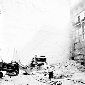 Excavations and building site, no. 17 Martin Place, Syd...
