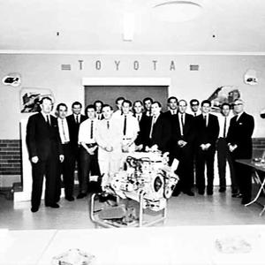 Thiess Bros. Toyota service conference with Japanese vi...