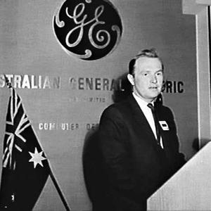 Official opening, General Electric computer installatio...