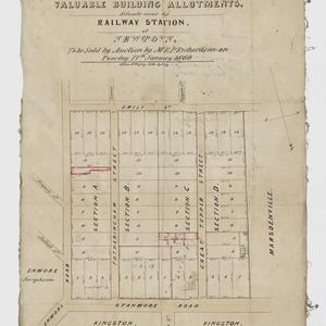 [Enmore subdivision plans] [cartographic material]