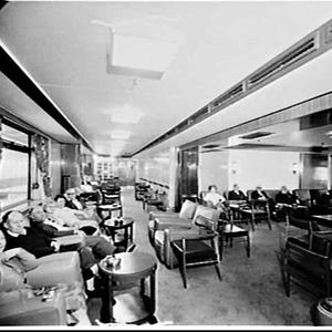 Lounge, P. & O. liner Aramac, Pyrmont