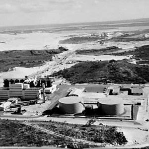 Aerial photographs of carbon black plant, Kurnell