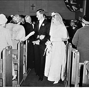Freeman wedding, May 1962, Killara Congregational Churc...
