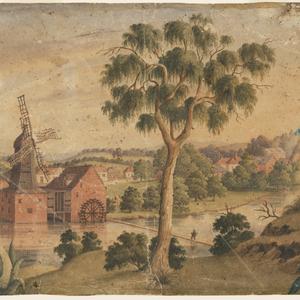 [Howell's Mill, Parramatta - watercolour drawing]