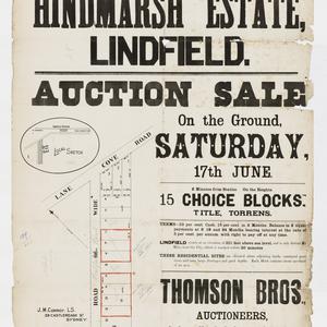 [Lindfield subdivision plans] [cartographic material]