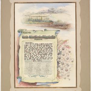 [Illuminated Address presented] to Charles Alfred Gordo...
