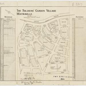 [Matraville subdivision plans] [cartographic material]