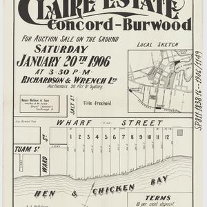 [Mortlake, Cabarita, Concord and North Strathfield subdivision plans] [cartographic material]