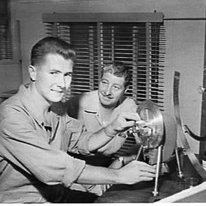 APM staff photographed for 1959 APM News