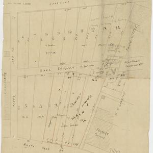 [Paddington subdivision plans] [cartographic material]