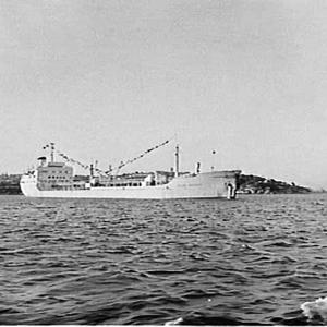 Arrival of the oil tanker Oscar Gorthon with the first ...