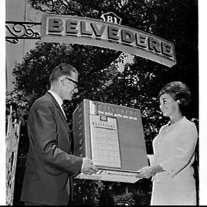 Promotion of Belvedere cigarettes at the Belvedere Hote...