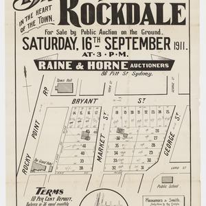[Rockdale subdivision plans] [cartographic material]