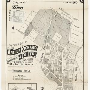 [Tennyson subdivision plans] [cartographic material]