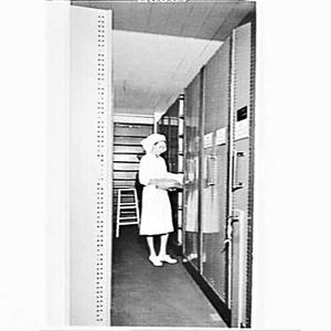 Files in Brownbuilt Compactus at Sydney Hospital Annexe