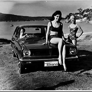 Jantzen women's swimsuits for 1967 modelled at Chinaman...