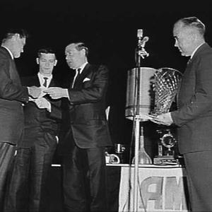 Ampol Trial prize presentation 1964, Grace Bros. Broadw...