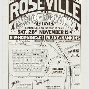[Roseville subdivision plans] [cartographic material]