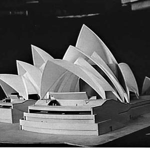 Architectural model of the Sydney Opera House, Dept. of...