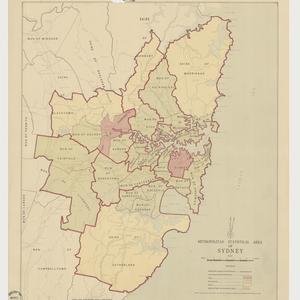 Metropolitan statistical area of Sydney [cartographic m...