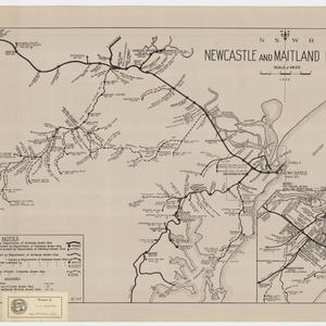 Newcastle and Maitland railways [cartographic material]...
