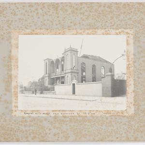 Photographs of the buildings and staff of the Free Public Library and the Public Library of New South Wales, cnr Bent and Macquarie Streets, approximately 1880-1910