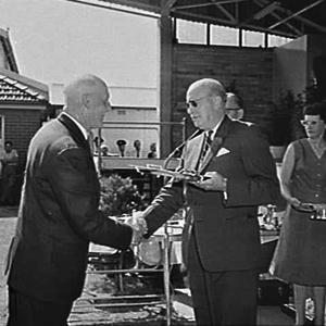 Presentation of prizes and trophies, Sheep Show 1965, S...