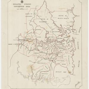 Greater Sydney convention area [cartographic material] ...