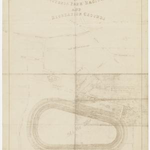 Plan of Victoria Park racing and recreation ground [car...