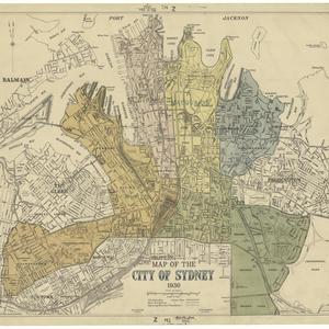 Map of the City of Sydney, 1930 [cartographic material]...