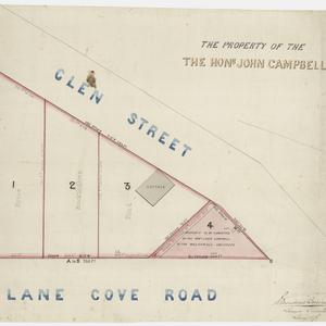 The property of the Honr. John Campbell [cartographic m...