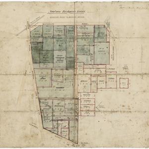 Newtown brickyards leases [cartographic material] : Nee...