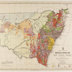 Geological sketch map of New South Wales [cartographic ...