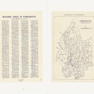 Parramatta [cartographic material] with places of histo...