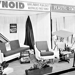 Vynoid exhibit, Furniture Show 1966, Sydney Showground
