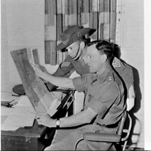 Migrants in the Australian Army photographed for the De...