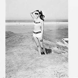 Jantzen women's swimsuits for 1966-67 season modelled o...