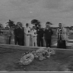 Funeral of Frank Green, bellboy on the liner Strathnave...