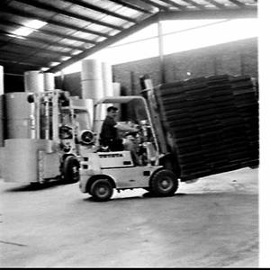 Thiess Bros. Toyota fork-lifts supplied and in use at A...