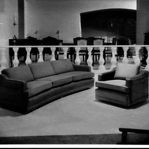 Travic lounge suite, Grace Bros. department store, Broa...